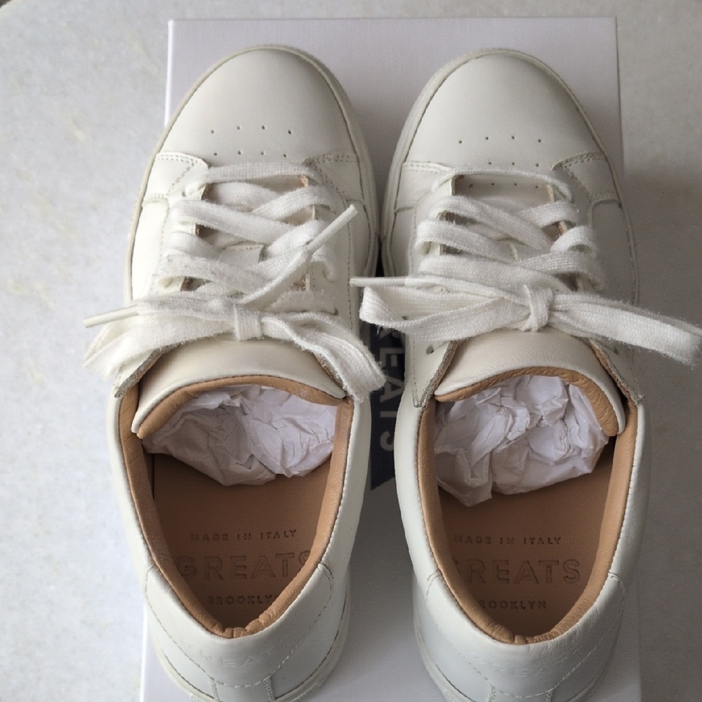 Greats Classic White Sneakers